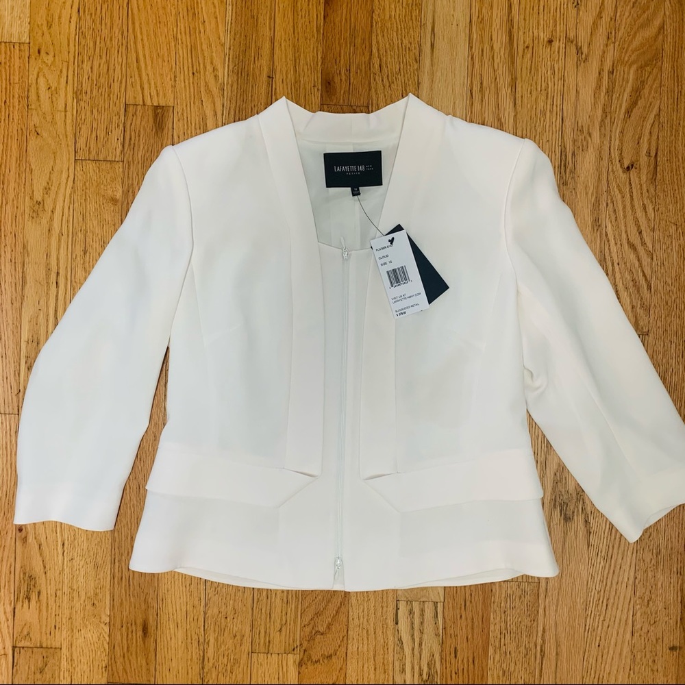 LAFAYETTE 148 PETITE | Cloud Full Zip Blazer